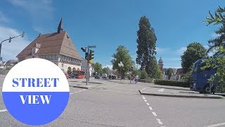 STREET VIEW Freudenstadt in Black Forest in GERMANY [upl. by Bergeman]