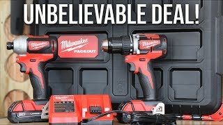 Milwaukee Tool M18 Compact Brushless Combo Kit With Packout Storage Box [upl. by Alor]