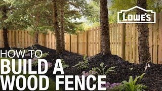 How to Build a Wood Fence [upl. by Willing]