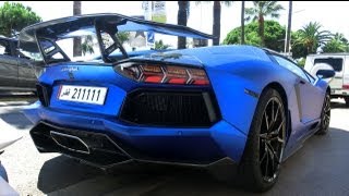 Qatari DMC Lamborghini Aventador roadster  startup amp HUGE SOUND [upl. by Seravart967]