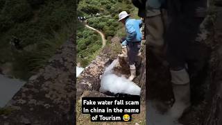 Fake waterfall of china by which chinese gov Earned a lot of money [upl. by Sergio]