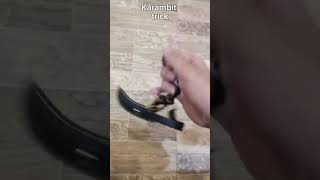 Karambit knife tricks and aggresive spinnning tutorial pro [upl. by Bracci]