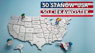 Podróż po USA  Ciekawostki o wszystkich amerykańskich stanach [upl. by Ihteerp]