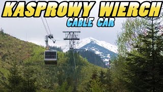 KASPROWY WIERCH Cable Car  Kolej Linowa Kasprowy Wierch  Zakopane  Poland 4k [upl. by Conlon]