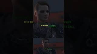 Dealing With Trish Max Charisma fallout fallout4 gameplay [upl. by Eupheemia619]