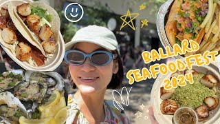 SEATTLE VLOG 2024  BALLARD SEAFOOD FESTIVEL seattle seafoodfest 2024 เที่ยวอเมริกา [upl. by Joon684]