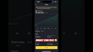 Tomarket Airdop withdrawal  Toma token Binance price  Tomarket token price  Toma token tomarke [upl. by Mctyre535]