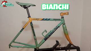 La Bianchi Mega Pro Concept originale del 1998 colorazione Mercatone Uno di Marco Pantani [upl. by Antonella]