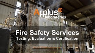 Fire Testing at Applus Laboratories [upl. by Iatnohs852]