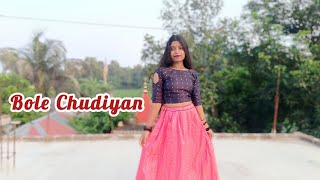 Bole Chudiyan  Dance Cover By Rima  Easy Dance Steps [upl. by Inahet]