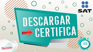 Como descargar y abrir Certifica SAT  Para efirma y sellos digitales [upl. by Peria919]