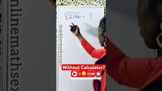 How to find Square Root of Large numbers without calculator [upl. by Alrich]