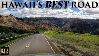 Waimea Canyon Drive Kauai Best Driving Cycling amp Motorcycle Road in Hawaii 4K [upl. by Lurline]