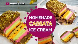 Cassata Ice Cream RecipeHomemade Cassata Ice Cream RecipeEasyamp yummy Cassata Ice Cream recipe [upl. by Adnawak]