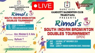 RIMALS SOUTH INDIAN BADMINTON TOURNAMENT GAMECITY WAYANAD 2024🏆 [upl. by Eam294]