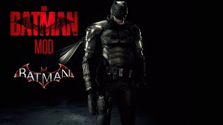 The Batman 2022 Film accurate Suit Mod Showcase  Batman Arkham Knight [upl. by Ennahtur207]