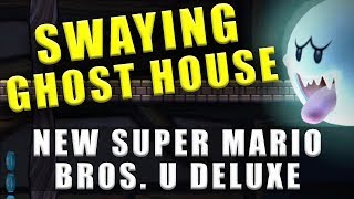 New Super Mario Bros U Deluxe Frosted Glacier Ghost House amp Secret Exit [upl. by Rosalinde]