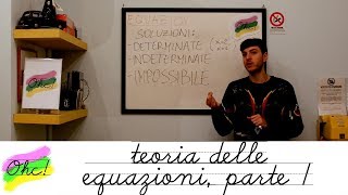 Matematica  LEZ20  Teoria delle equazioni Parte I [upl. by Nivrac811]