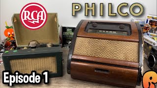 46 Philco amp 57 RCA Victor Restoration Episode 1 [upl. by Enelad]