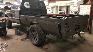 Custom Truck Build Episode 1 Skirted Flatbed Build Part 1 [upl. by Anhej413]