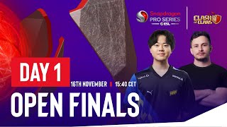 Clash of Clans Open Finals Day 1 [upl. by Nylidnarb]