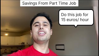 Is Job mai paisa hai bhot Earnings from Part time Job Day VlogsIndians in Limerick [upl. by Drofiar]