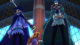 Aokiji amp Van Augur Vs Cracker and Kidnap Pudding English Sub [upl. by Fanchan452]