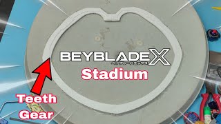 I Made Beyblade X Xtreme Rail Stadium Will it Work [upl. by Ahseeyt681]