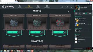 Gamehag  How to get free on the gamehag chest  New code [upl. by Bergman]