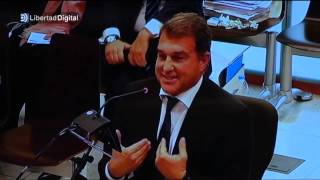 Joan Laporta se niega a declarar en castellano ante el juez [upl. by Stent]