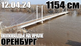 Половодье на Урале  Разлив на 12 апреля 2024 года Оренбург [upl. by Meill]