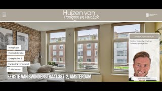 Te koop Eerste Van Swindenstraat 3872 Amsterdam  Hoekstra en van Eck Makelaars  Méér Makelaar [upl. by Georas926]