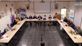 Diffusion en direct du Conseil Communal de JALHAY du 21 octobre 2024 [upl. by Shoifet]