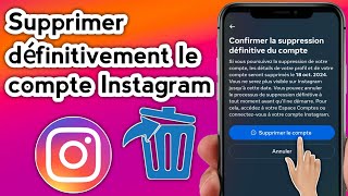 Comment supprimer définitivement un compte Instagram  Comment supprimer un compte Instagram [upl. by Onibla326]