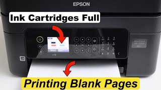 Epson WF 2850 Printing Blank Pages When Ink Cartridge Shows Full [upl. by Doxia]