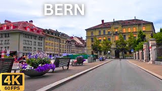 Driving in BERN Switzerland 2024 🇨🇭  Beautiful City Tour in 4K 🚗 [upl. by Ahsihat597]