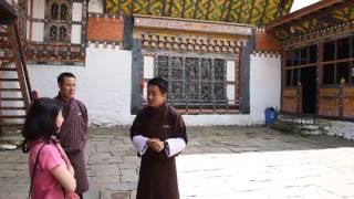 Bumthang Bhutan  Jambay Lhakhang Temple 2016 Sep 07 [upl. by Noirred865]