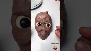 Sculpting face clay sculptingclay [upl. by Gurtner164]