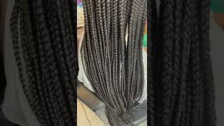 Box braids latesthairstylesforblackwomen hairstyles hair viralshorts [upl. by Harlene729]