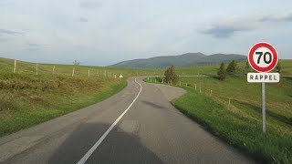 France Route des Crêtes evening drive Vosges [upl. by Ecniuq]