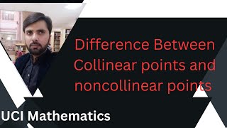 Learn Difference Between Collinear points and noncollinear points [upl. by Blanchard]