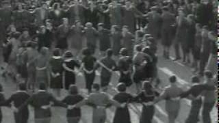 Archival Footage Jews Dancing the Hora in Munkács [upl. by Eceinehs]