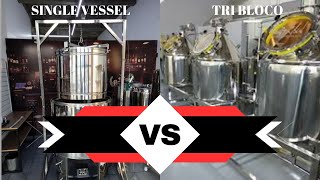 Qual o melhor equipamento para Cervejaria Single Vessel ou Tribloco [upl. by Horton]