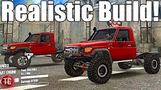 SpinTires MudRunner NEW REALISTIC Toyota Landcruiser LC70 [upl. by Leahpar]