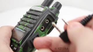 Baofeng UV82 Walkie Talkie Portable Twoway Dual PTT Dual Band VHF UHF Ham Transceiver  Tutorial [upl. by Noterb]