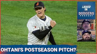 Could Shohei Ohtani Pitch in the Postseason  More OffDay Los Angeles Dodgers Topics [upl. by Ashil3]