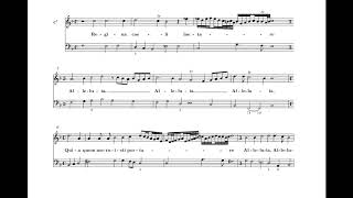 Regina Caeli F Caccini Score Animation [upl. by Kallick269]