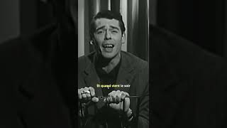 Jacques Brel quotNe Me Quitte Pasquot PAROLES jacquesbrel nemequittepas chanson [upl. by Nas]