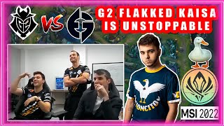 G2 Flakked Kaisa Is Unstoppable G2 vs EG MSI 2022 🦆 [upl. by Ardnoyek651]