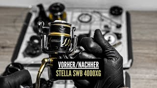 Shimano Stella SWB 4000XG  ServiceTuning VorherampNachher [upl. by Notyarb]